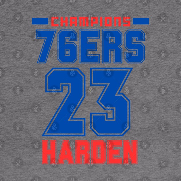 76ERSSS Basketball Champions 2023 Harden Philadelphia basketball game by PrettyMerch